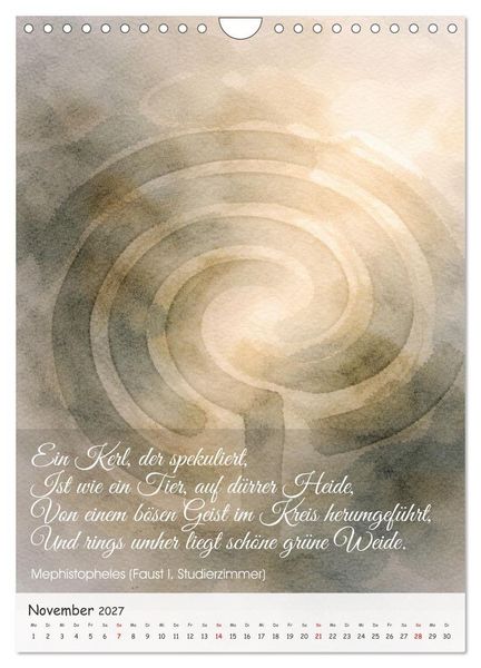 Produktbild: Vom Suchen und Werden (Wandkalender 2027 DIN A4 hoch), CALVENDO Monatskalender