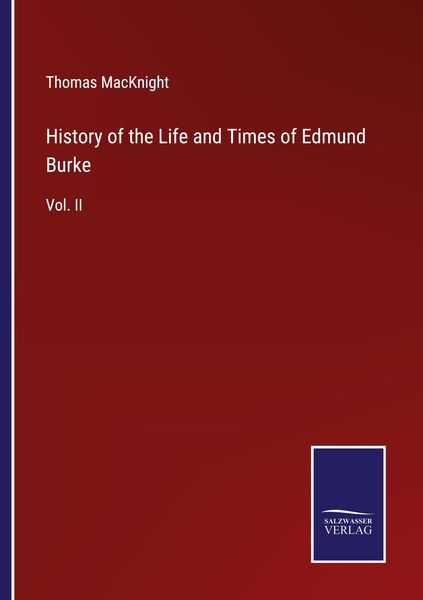 Produktbild: History of the Life and Times of Edmund Burke