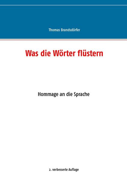 Produktbild: Was die W&ouml;rter fl&uuml;stern