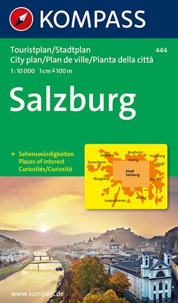 Produktbild: KOMPASS Stadtplan Salzburg 1:10.000