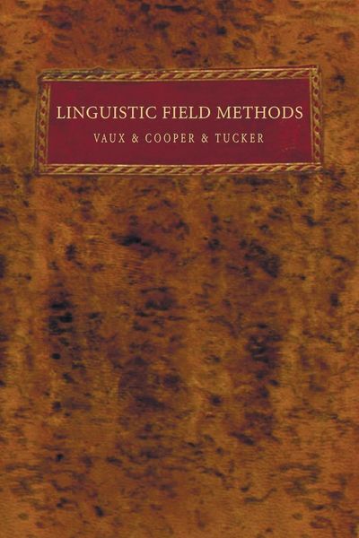 Produktbild: Linguistic Field Methods