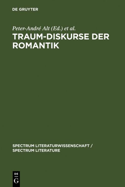 Produktbild: Traum-Diskurse der Romantik