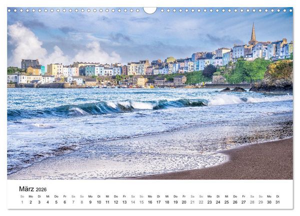 Produktbild: Wales - Eine Hommage an ber&uuml;hrende Landschaften (Wandkalender 2026 DIN A3 quer), CALVENDO Monatskalender