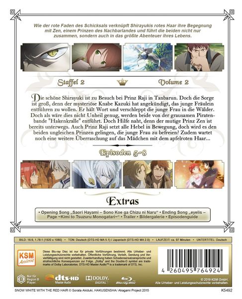 Produktbild: Die rothaarige Schneeprinzessin - Staffel 2 - Volume 2: Episode 05-08