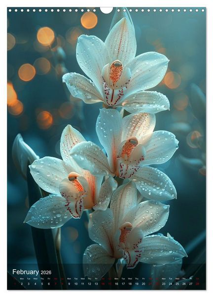 Produktbild: Waurick, K: Ethereal Orchids (Wall Calendar 2026 DIN A3 port