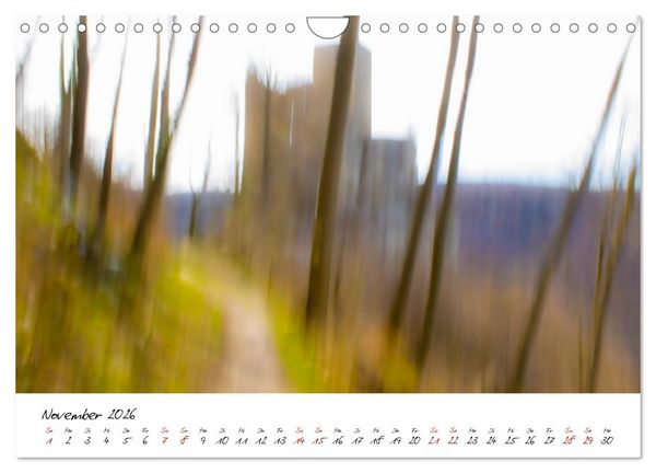 Produktbild: Abstrakte Landschaft ICM (Intentional Camera Movement) Fotografie (Wandkalender 2026 DIN A4 quer), CALVENDO Monatskalender