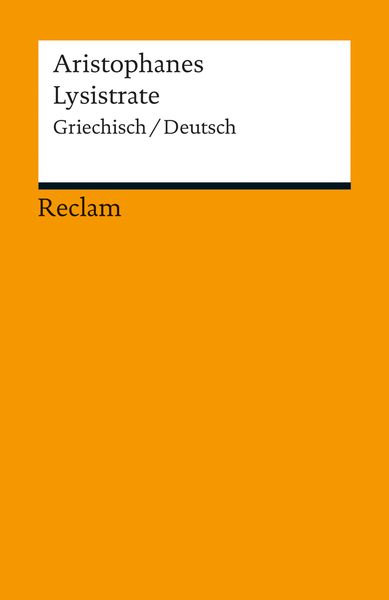 Lysistrate, Taschenbuch von Aristophanes, Reclam, Philipp, 978-3-15-019005-0