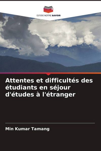 Produktbild: Attentes et difficult&eacute;s des &eacute;tudiants en s&eacute;jour d'&eacute;tudes &agrave; l'&eacute;tranger