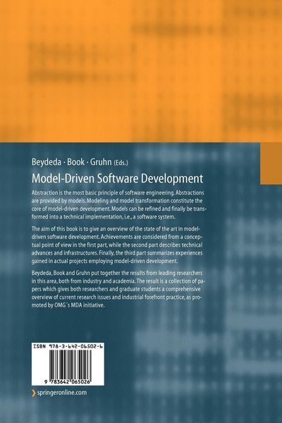 Produktbild: Model-Driven Software Development