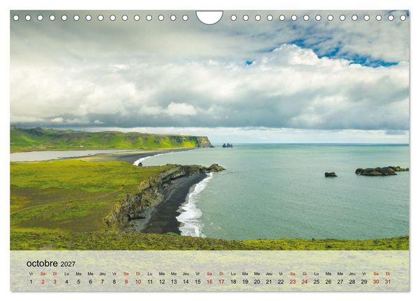 Produktbild: L'&eacute;t&eacute; en Islande (Calendrier mural 2027 DIN A4 vertical), CALVENDO calendrier mensuel