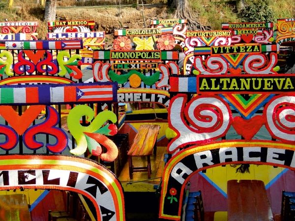 Produktbild: CALVENDO Puzzle Schwimmende G&auml;rten in Xochimilco | 1000 Teile Lege-Gr&ouml;&szlig;e 64x48cm Foto-Puzzle f&uuml;r gl&uuml;ckliche Stunden