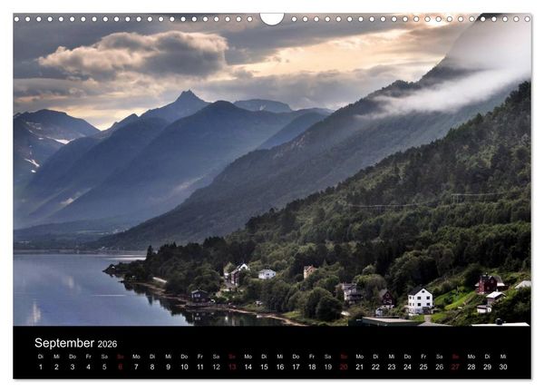 Produktbild: An Norwegens K&uuml;sten (Wandkalender 2026 DIN A3 quer), CALVENDO Monatskalender