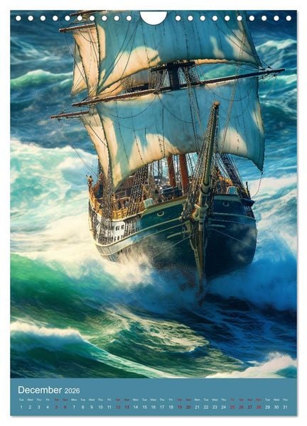 Produktbild: Weathering a Storm (Wall Calendar 2026 DIN A4 portrait), CALVENDO 12 Month Wall Calendar