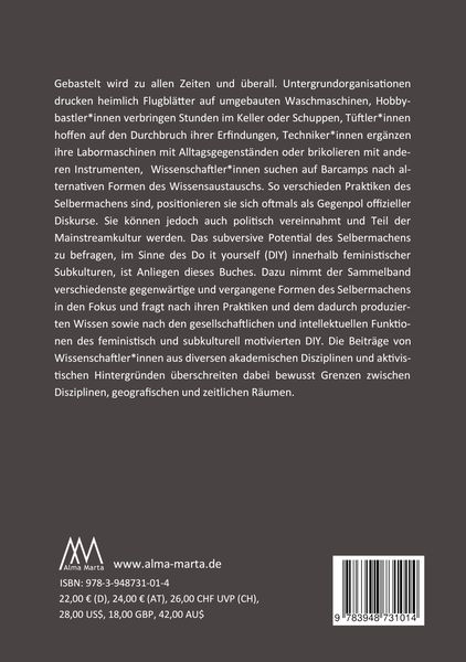 Produktbild: DIY, Subkulturen und Feminismen