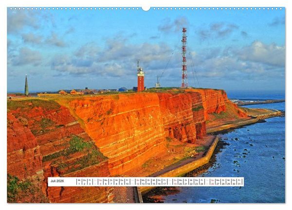 Produktbild: Hochsee-Insel Helgoland (hochwertiger Premium Wandkalender 2026 DIN A2 quer), Kunstdruck in Hochglanz