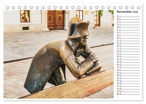 Produktbild: Ein Wochenende in Bratislava (Tischkalender 2026 DIN A5 quer), CALVENDO Monatskalender