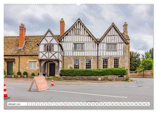 Produktbild: Die englischen Cotswolds (hochwertiger Premium Wandkalender 2026 DIN A2 quer), Kunstdruck in Hochglanz