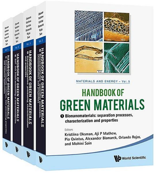 Produktbild: Handbook of Green Materials: Processing Technologies, Properties and Applications (in 4 Volumes)