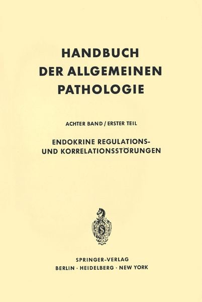 Produktbild: Endokrine Regulations- und Korrelationsst&ouml;rungen