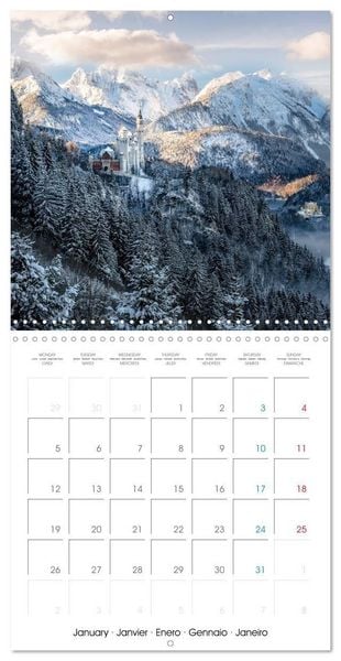 Produktbild: Fascinating Bavaria (Wall Calendar 2026 12 &times; 12 Inch) CALVENDO 12 Month Wall Calendar
