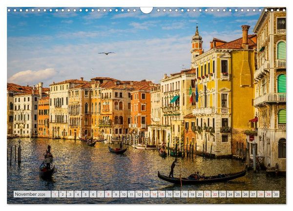 Produktbild: Wundervolles Venedig (Wandkalender 2026 DIN A3 quer), CALVENDO Monatskalender