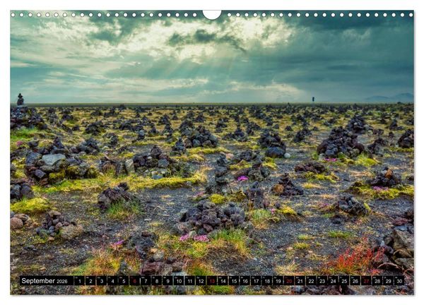 Produktbild: Eine Rundreise durch Island (Wandkalender 2026 DIN A3 quer), CALVENDO Monatskalender