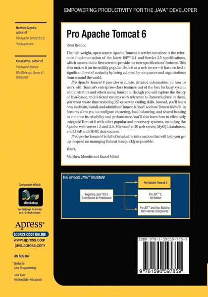 Produktbild: Pro Apache Tomcat 6