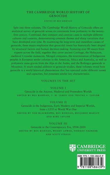 Produktbild: The Cambridge World History of Genocide: Volume 2, Genocide in the Indigenous, Early Modern and Imperial Worlds, from C.1535 to World War One