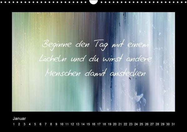 Produktbild: Monatsspr&uuml;che (Wandkalender immerw&auml;hrend DIN A3 quer)
