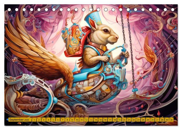 Produktbild: Zirkus Witzig und skurril (Tischkalender 2026 DIN A5 quer), CALVENDO Monatskalender