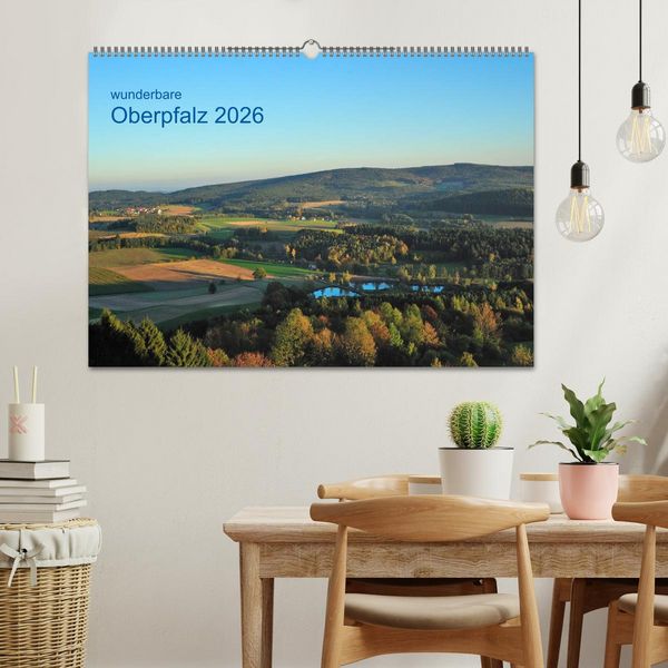 Produktbild: Wunderbare Oberpfalz 2026 (Wandkalender 2026 DIN A2 quer), CALVENDO Monatskalender