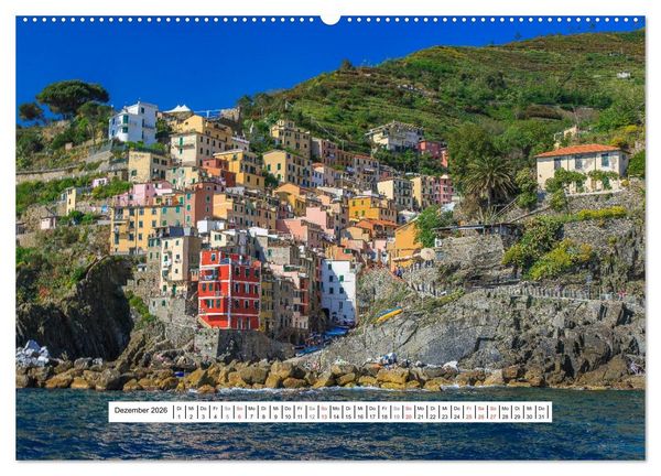 Produktbild: Cinque Terre Sentiero Azzurro (hochwertiger Premium Wandkalender 2026 DIN A2 quer), Kunstdruck in Hochglanz