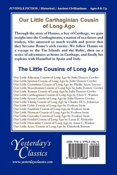 Produktbild: Our Little Carthaginian Cousin of Long Ago (Yesterday's Classics)