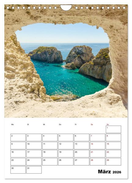Produktbild: Insel Ponza - Italien (Wandkalender 2026 DIN A4 hoch), CALVENDO Monatskalender