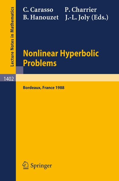 Produktbild: Nonlinear Hyperbolic Problems