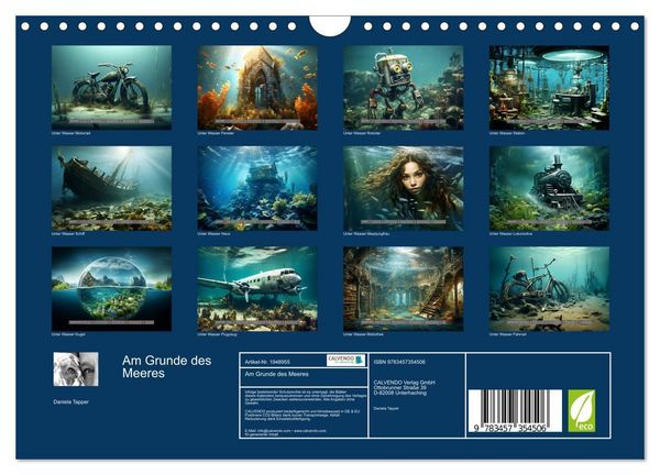 Produktbild: Am Grunde des Meeres (Wandkalender 2026 DIN A4 quer), CALVENDO Monatskalender