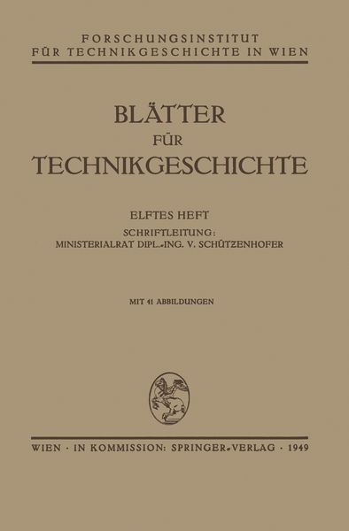 Produktbild: Bl&auml;tter f&uuml;r Technikgeschichte