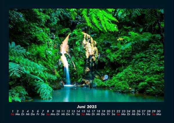 Produktbild: Wasserf&auml;lle 2025 Fotokalender DIN A4