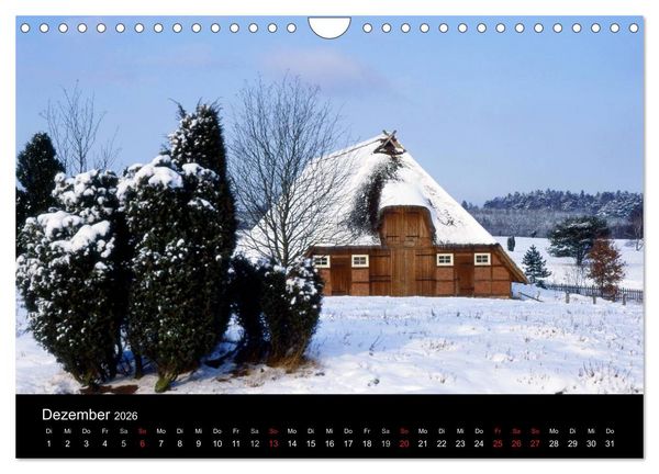 Produktbild: L&uuml;neburg und die L&uuml;neburger Heide (Wandkalender 2026 DIN A4 quer), CALVENDO Monatskalender