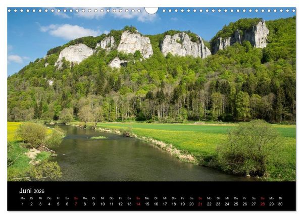 Produktbild: Das Donautal - Wanderparadies auf der Schw&auml;bischen Alb (Wandkalender 2026 DIN A3 quer), CALVENDO Monatskalender