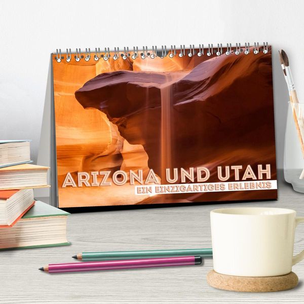 Produktbild: ARIZONA UND UTAH Ein einzigartiges Erlebnis (Tischkalender 2026 DIN A5 quer), CALVENDO Monatskalender