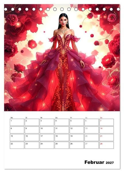 Produktbild: Kleider aus Licht (Tischkalender 2027 DIN A5 hoch), CALVENDO Monatskalender