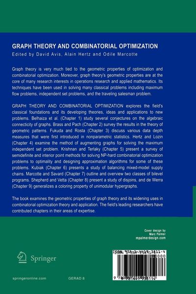 Produktbild: Graph Theory and Combinatorial Optimization