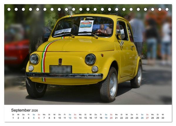 Produktbild: Oldtimer - Altes Blech in neuem Glanz (Tischkalender 2026 DIN A5 quer), CALVENDO Monatskalender