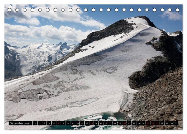 Produktbild: Fantastische Schweizer Bergwelt - Gipfel und Gletscher (Tischkalender 2026 DIN A5 quer), CALVENDO Monatskalender
