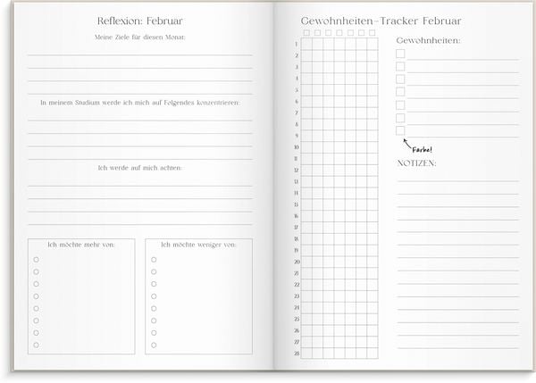 Produktbild: Student Planner A5 26/27 Beige