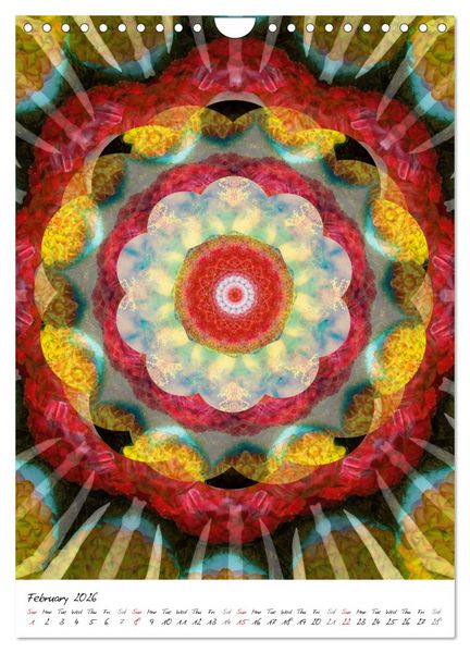 Produktbild: MANDALA COMPOSITIONS (Wall Calendar 2026 DIN A4 portrait), CALVENDO 12 Month Wall Calendar