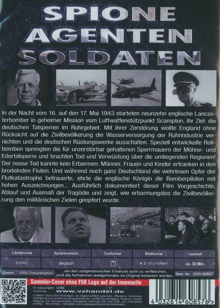 Produktbild: Spione, Agenten, Soldaten - Folge 8: Die Bombardierung der deutschen Talsperren