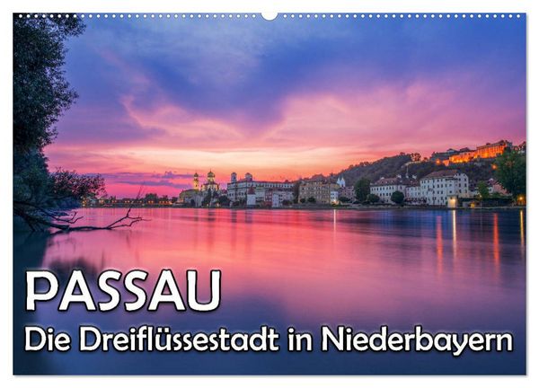 Produktbild: Passau - Die Dreifl&uuml;ssestadt (Wandkalender 2026 DIN A2 quer), CALVENDO Monatskalender