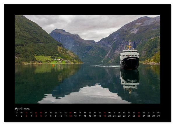 Produktbild: Traumhaftes Skandinavien (Tischkalender 2026 DIN A5 quer), CALVENDO Monatskalender